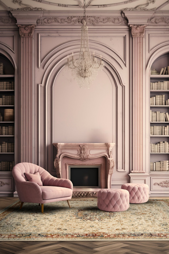 Wełniany Dywan Dywilan Omega Kordoba Koniak Ornament