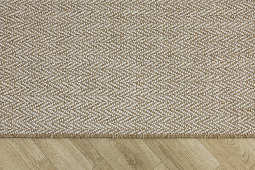 Dywan Sznurkowy Ella ST033A cream/cream Beż Krem Jodełka Outdoor