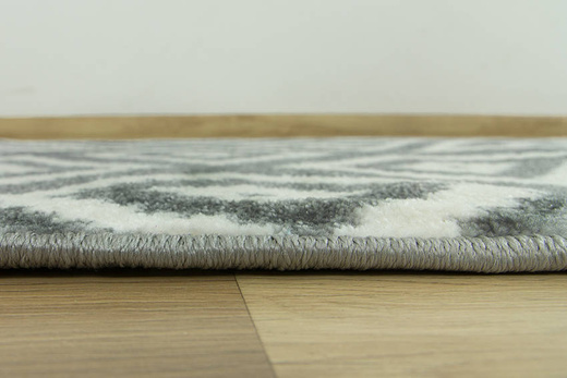 Chodnik Rainbow szare romby 11212/190 szerokość 70 cm