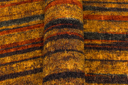 Antypoślizgowy Okrągły Dywan Fusion 14 Wielobarwny Paski