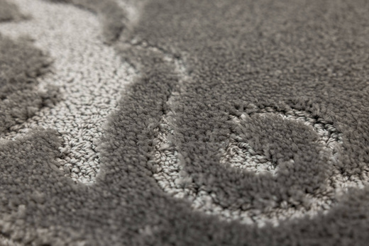 Dywanik Łazienkowy Antypoślizgowy Marika Grey Szary Kwiaty