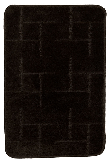 Komplet 3-częściowy Łazienkowy Teramo Wenge Brąz Kwadraty