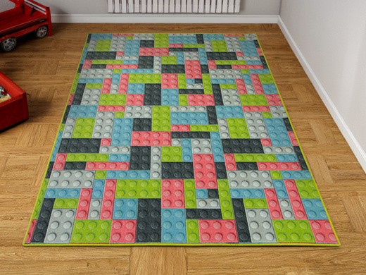 Dywan Klocki pastele