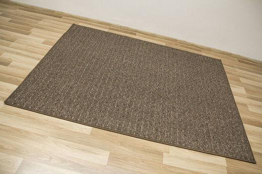 Dywan Pętelkowy Zembla 93 Brąz Beż Melanż Kratka