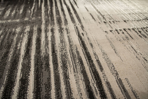 Dywan Studio E103B Szary Czarny Beż Linie