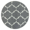 Dywan okrągły Clover 19  j.szary koniczyna marokańska