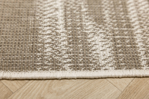 Dywan Dwustronny Sznurkowy Brussels 205768/10620 linen Jasny Beż Krem Liście Outdoor