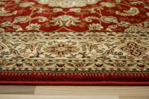 Dywan Super Rose 2095A red/cream Ornament Kwiatowy Czerwień Krem