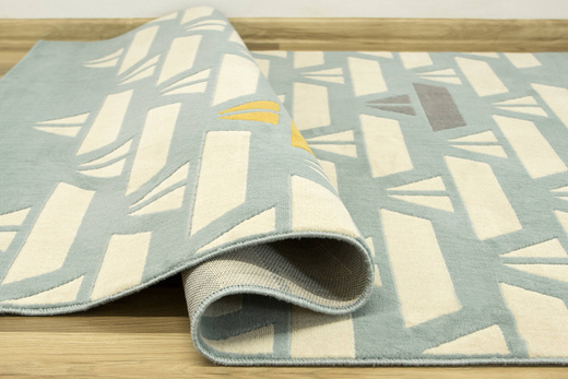 Dywan Dziecięcy Eldo 18411/32 Łódki Krem Turkus Miodowy