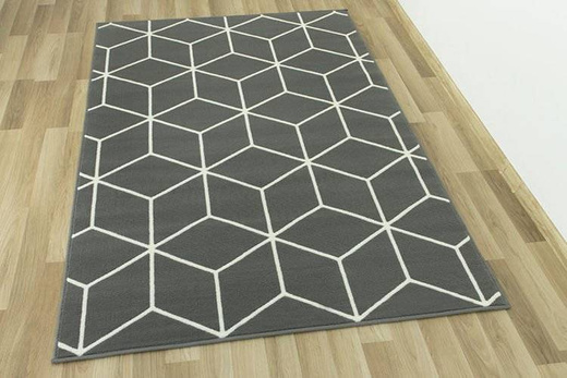 Dywan Luna 503746/51911 grey cubes szary