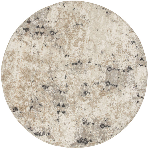 Okrągły Dywan Aqua Vintage 04 Beż Antypoślizgowy