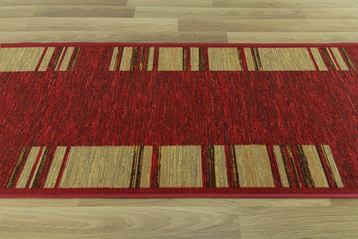 Antypoślizgowy Chodnik Adagio 31 bordo szerokość 100 cm