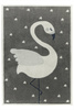 Dywan EMILY KIDS 2343A d.gri/bone szary łabędź
