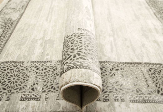 Dywan Garda P024B Gray Szary Krem Ornamentowy