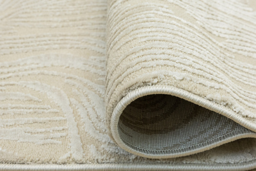 Dywan Misha J111A beige/beige Beżowy Linie Fale