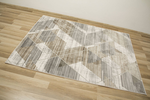 Dywan Adana J0065 Gray Szary Beż Romby