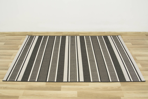 Dywan Sznurkowy Split 48118/690 Grafit Krem Pasy