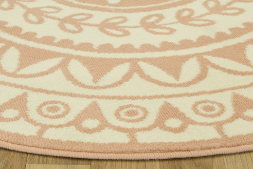 Okrągły Dywan LUNA 503786/95855 flamingo