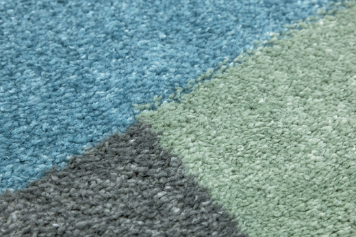 Dywan Dziecięcy Lima M046A blue/green Zielony Szary Niebieski