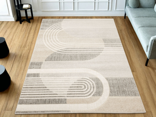 Dywan Matara N969A l.grey/m.grey Beż Krem Szary Kaszmir Geometria