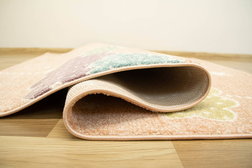 Dywan Lima B069A rose/cream Chmurki Gwiazdki Róż