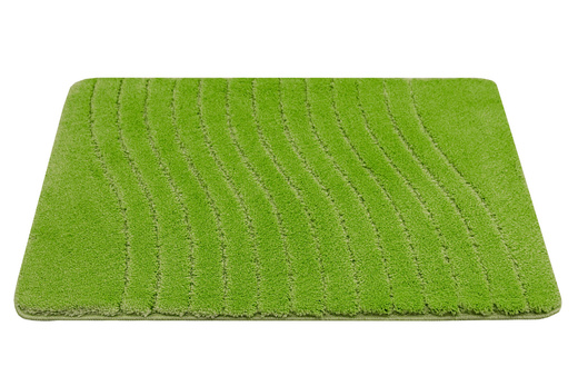 Dywanik Łazienkowy Antypoślizgowy Sara Green/Lime Jasny Zielony Fale