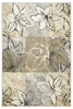 Dywan Agnella Gizel Ask Szary Beż Krem Kwiaty