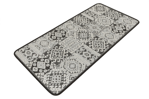 Antypoślizgowy Dywan FLEX 19636/91 Brąz Beż Patchwork