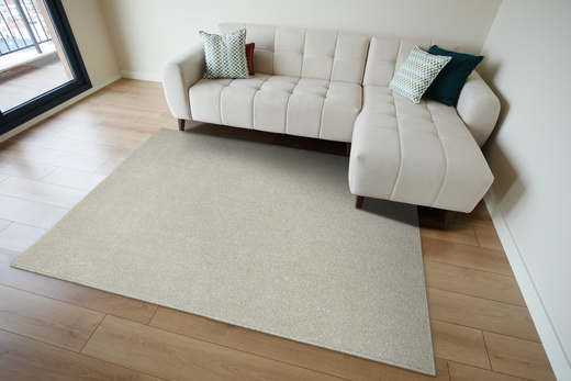 Wykładzina Domingo 172 Beż Krem Kaszmir melanż na filcu szerokość 4 m