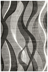 Dywan Amelia B178B grey/d.grey Szary Czarny Wstęgi Fale
