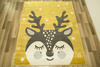 Dywan Emily Kids 5766A bone/yellow Złocisty Jelonek Gwiazdki 