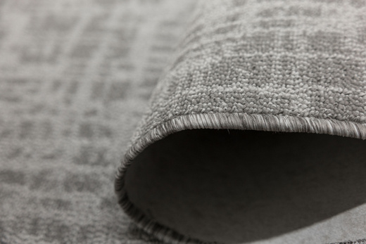 Wykładzina Pętelkowa Traffic 71 Szary Kratka Melanż szerokość 4 m