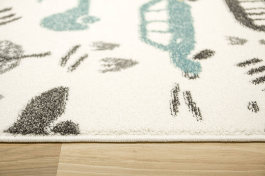 Dywan Dziecięcy Lima G762A cream/d.grey Samochody Krem Szary