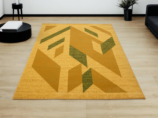 Dywan Agnella Standard Kanas Beż Oliwka Abstrakcja