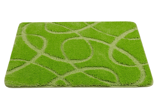 Dywanik Łazienkowy Antypoślizgowy Kobe Light Green Jasny Zielony Linie