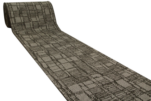 Dwustronny Sznurkowy Chodnik Brussels 205467/10110 Night Antracyt Krem szerokość 80 cm