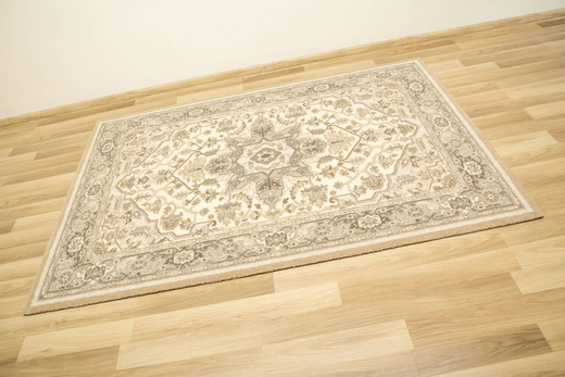 Wełniany Dywan Tempo Natural-B Harvey Jasny Szary