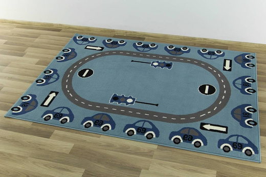 Dywan Kids 531825/94922 sky/blue Autka