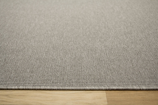 Dywan Płaskotkany Rhodos Szary Karbowane Runo