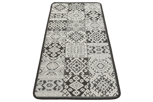 Antypoślizgowy Dywan FLEX 19636/91 Brąz Beż Patchwork