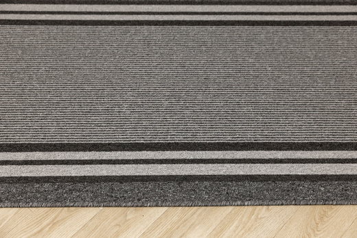 Chodnik Colorado 5428 Szary Antracyt Pasy szerokość 80 cm