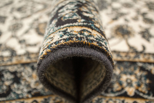 Wełniany Dywan Isfahan Anafi Granat