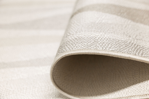 Dywan Sznurkowy Haga 04726A l.grey/cream Krem Beż Szary Fale Outdoor