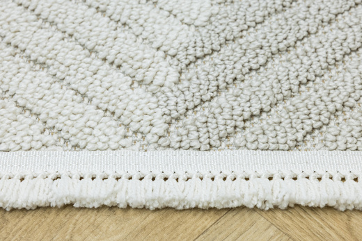 Dywan Milano 032 beige/cream Krem Kaszmir Geometria Frędzelki