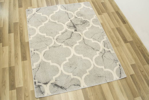 Dywan Wełniany Magic Eveil Popielaty koniczyna