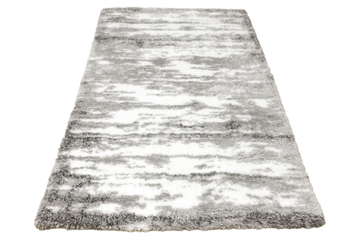 Dywan Shaggy Puffy P387 grey/antracite Szary Beton Abstrakcja