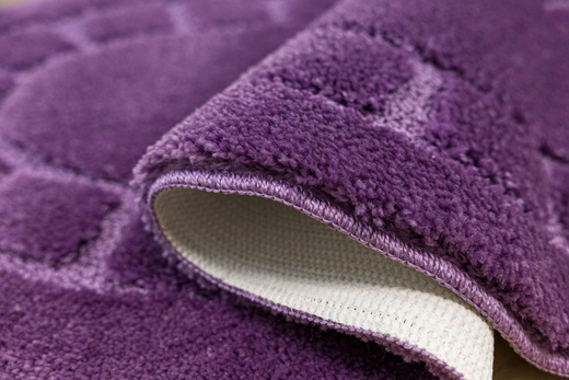 Dywanik Łazienkowy Antypoślizgowy Ocean Fiolet Owalny