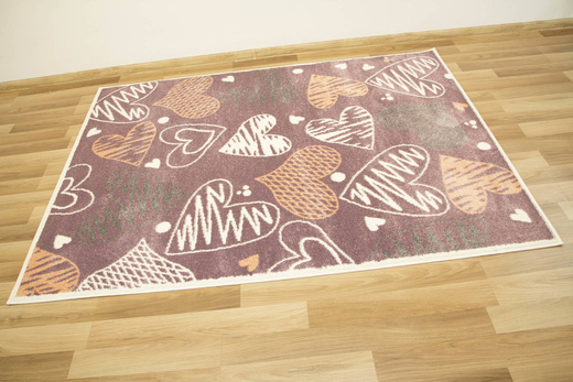 Dywan Dziecięcy Lima 9392A lila/rose