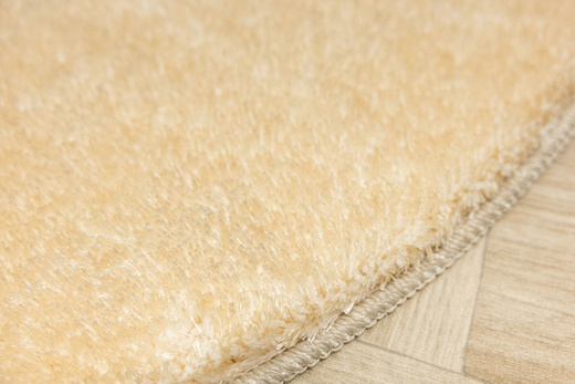 Dywan Okrągły Shaggy Antypoślizgowy Malmo Beż