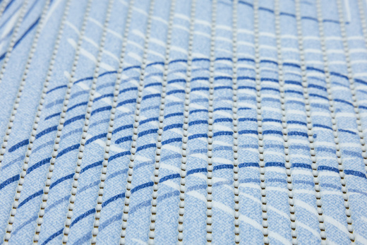 Mata Łazienkowa 88A Niebieski szerokość 65 cm